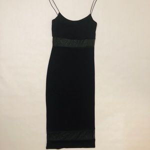 ASOS mesh cut out pencil dress